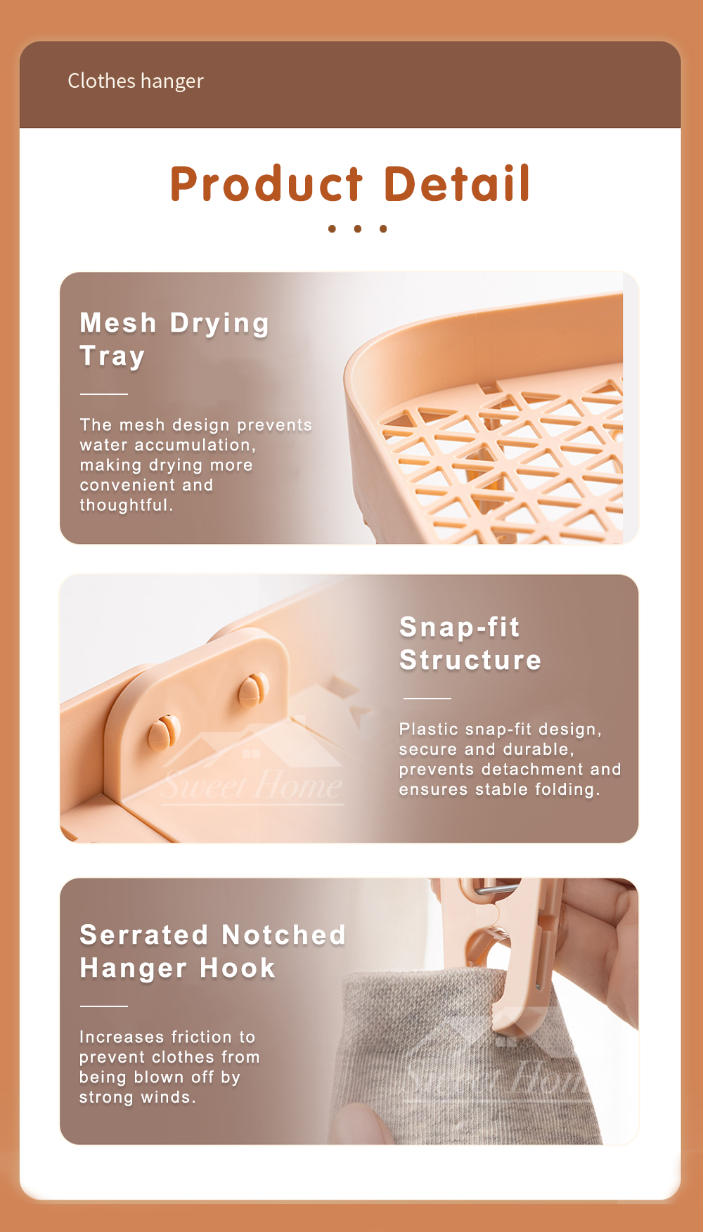 KL013 Multi-function Foldable Hanger-8